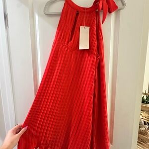 Red Swing Mini Dress